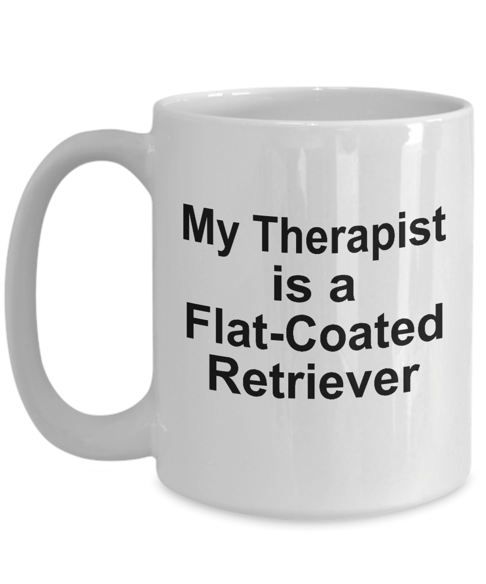 Flat-Coated Retriever Dog Therapist Mug