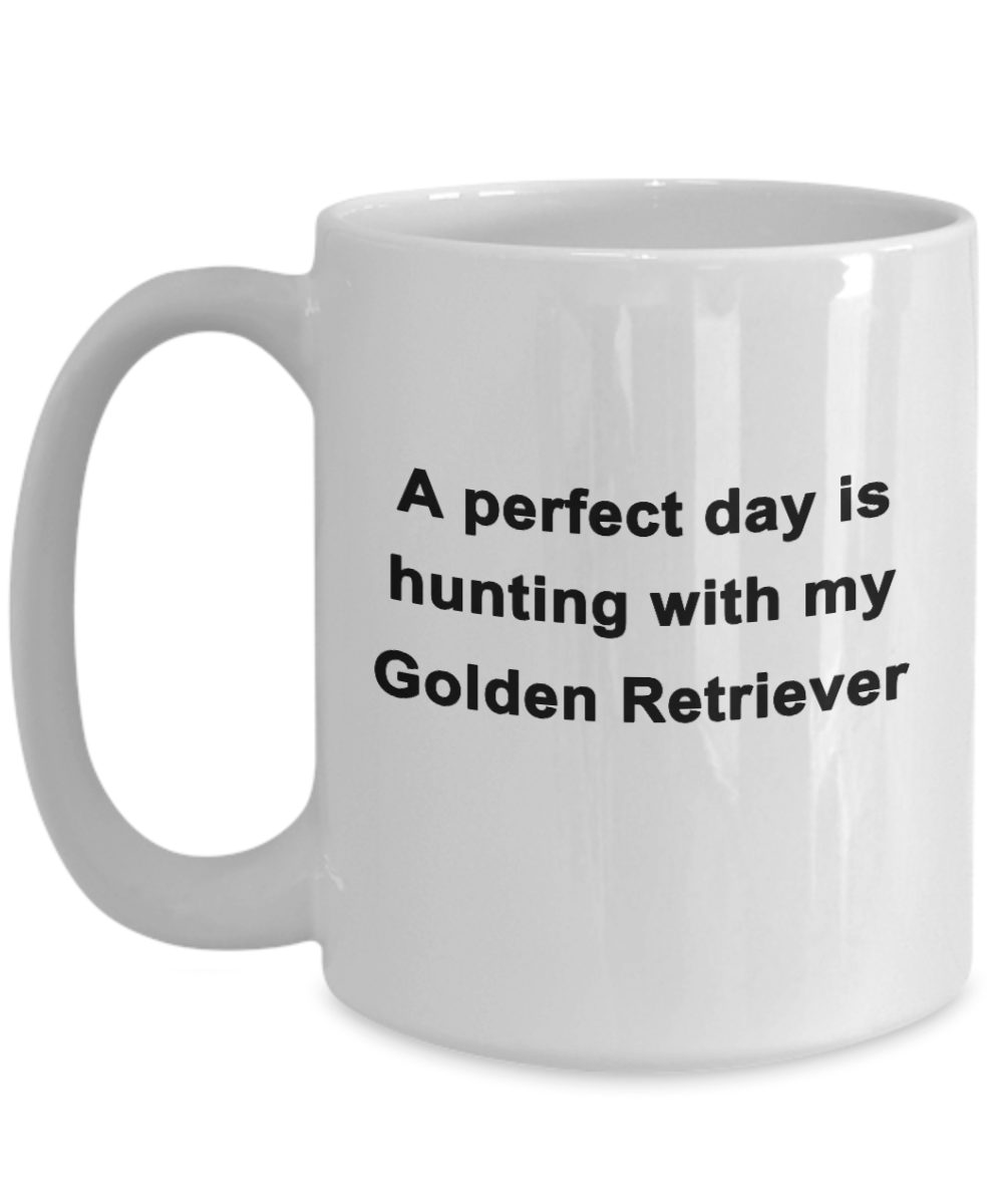 Golden Retriever Hunting Dog Lover Perfect Day Gift White Ceramic Coffee Mug