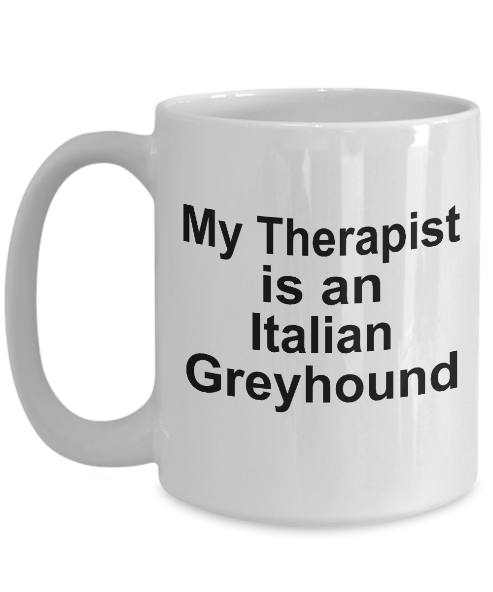 Italian Greyhound Dog Therapist Coffee Mug