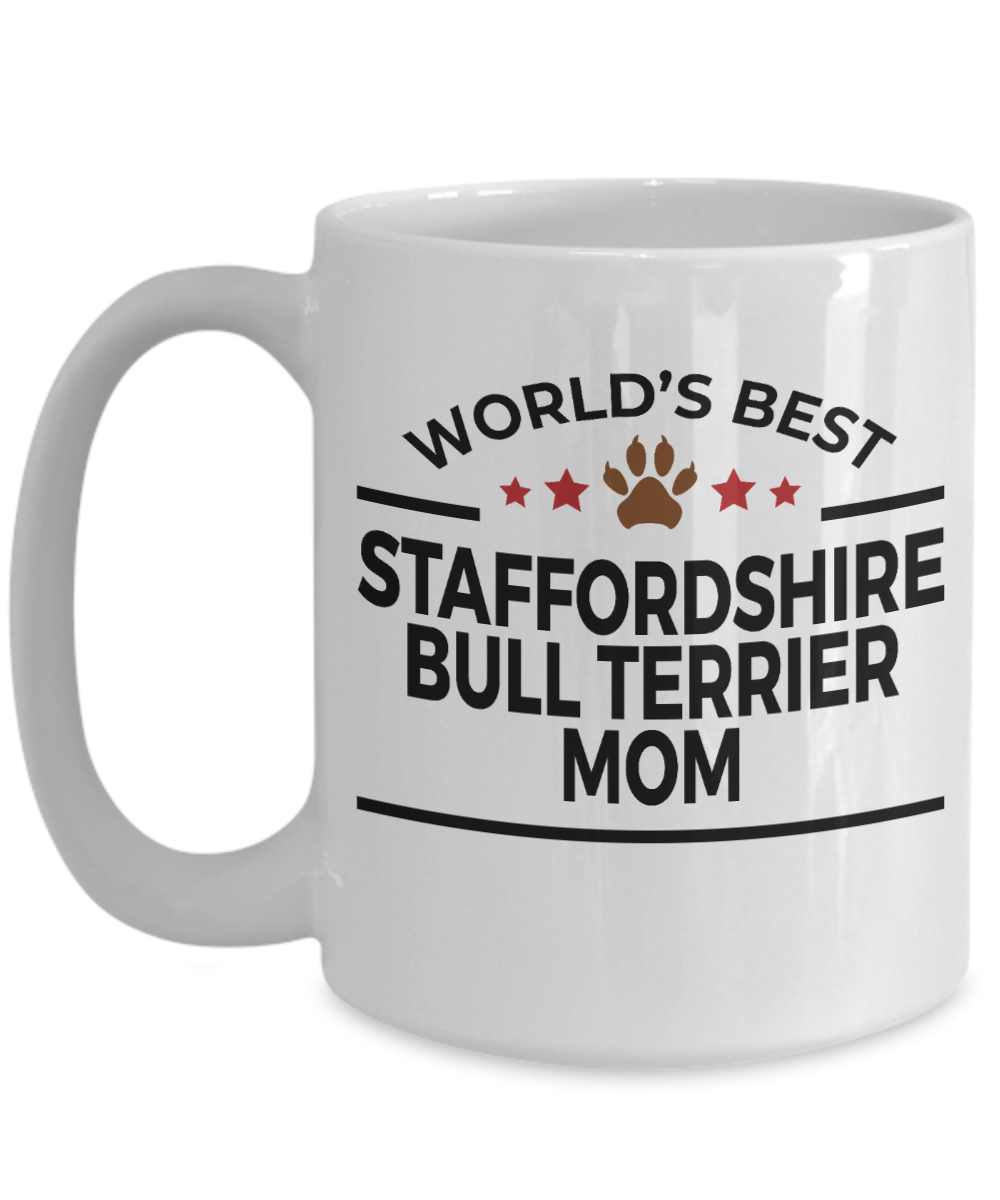 Staffordshire Bull Terrier Dog Mom Mug