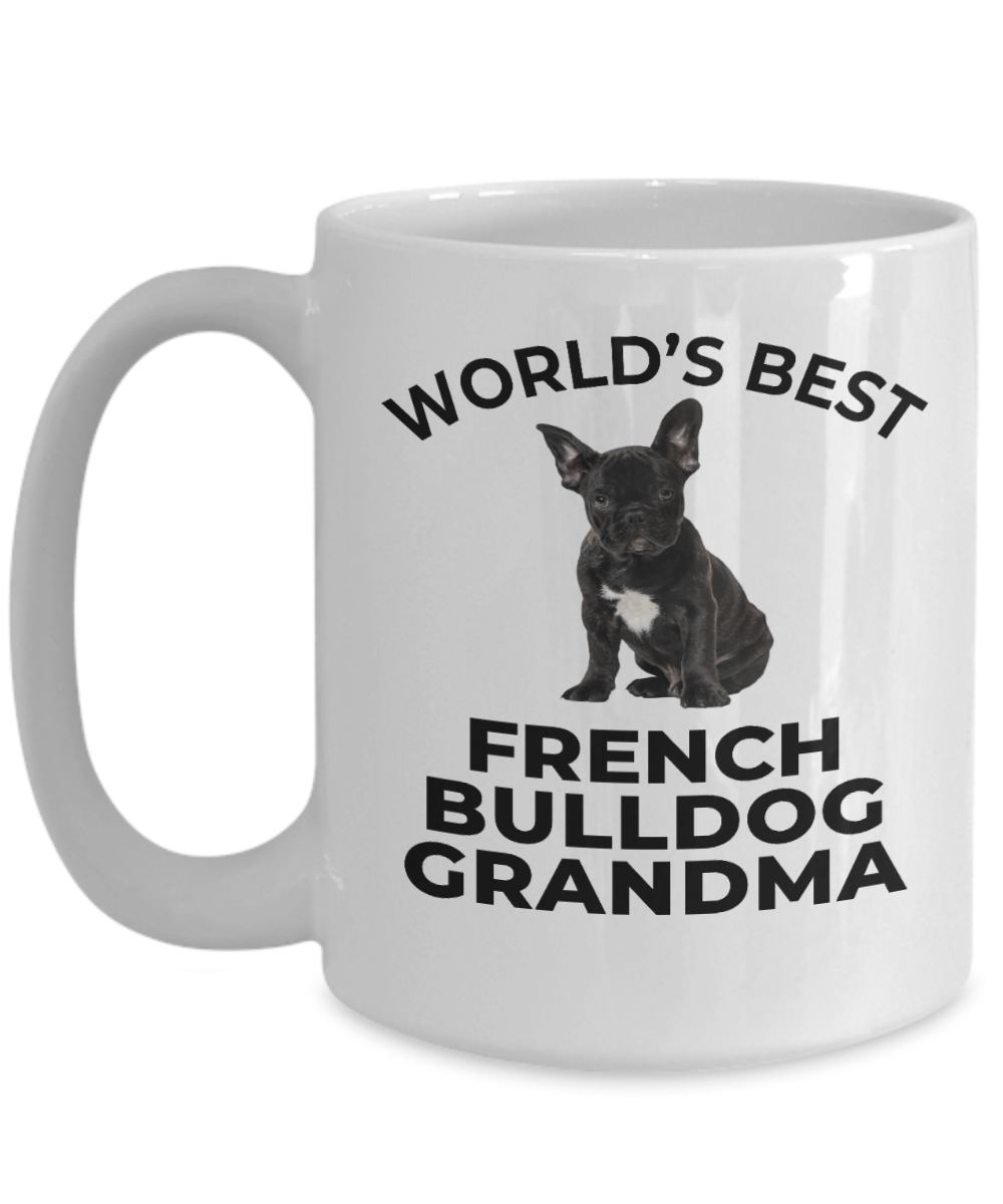 French Bulldog Grandma Puppy Dog Coffee Mug