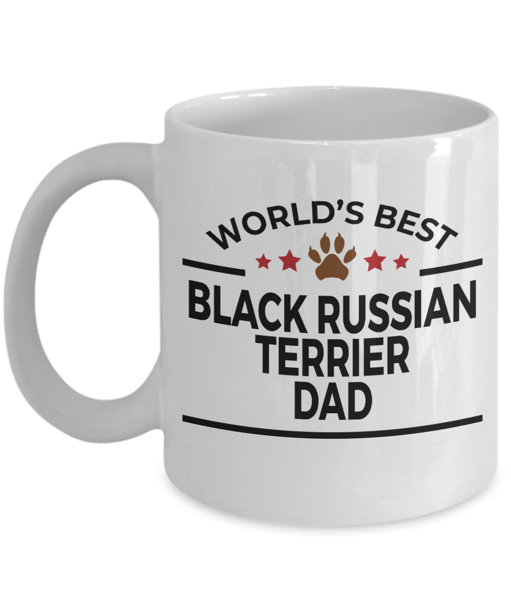 Black Russian Terrier Dog Dad Coffee Mug