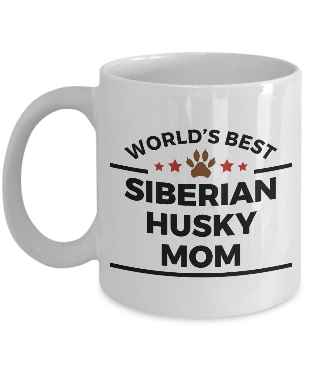 World's Best Siberian Husky Mom Ceramic Mug