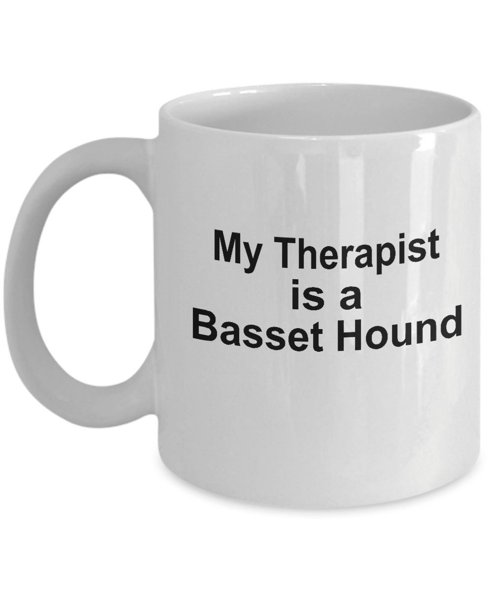 Funny Basset Hound Dog Therapist Coffee Mug