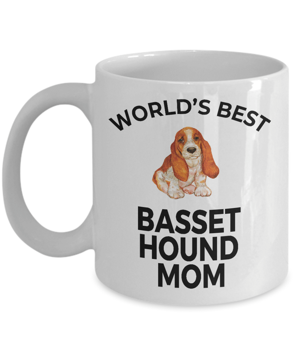 Basset Hound Puppy Dog Mom Coffee Mug
