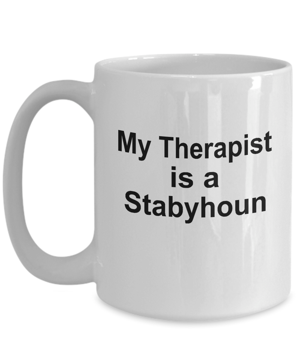 Stabyhoun Dog Owner Lover Funny Gift Therapist White Ceramic Coffee Mug