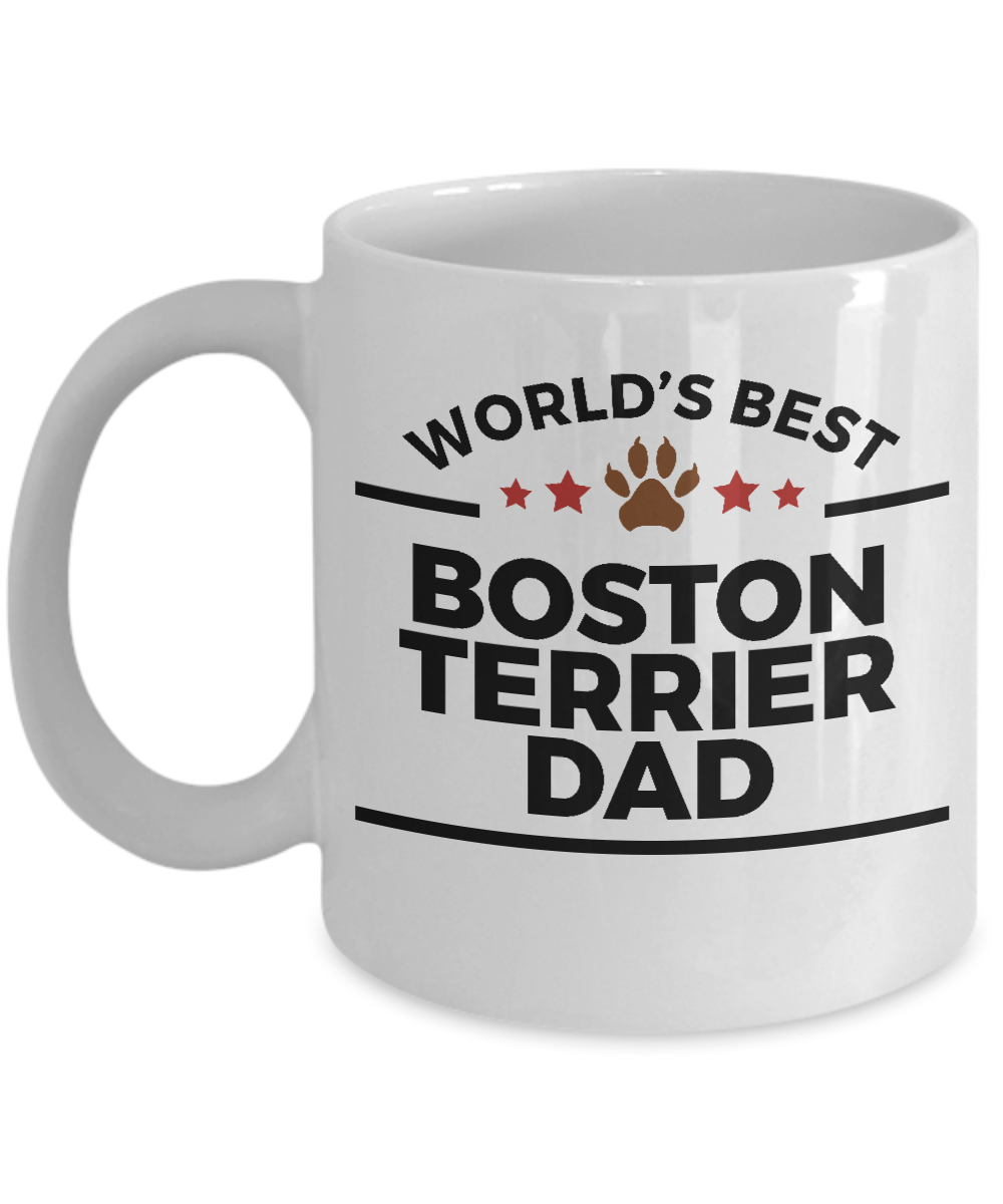 Boston Terrier Dog Dad Coffee Mug