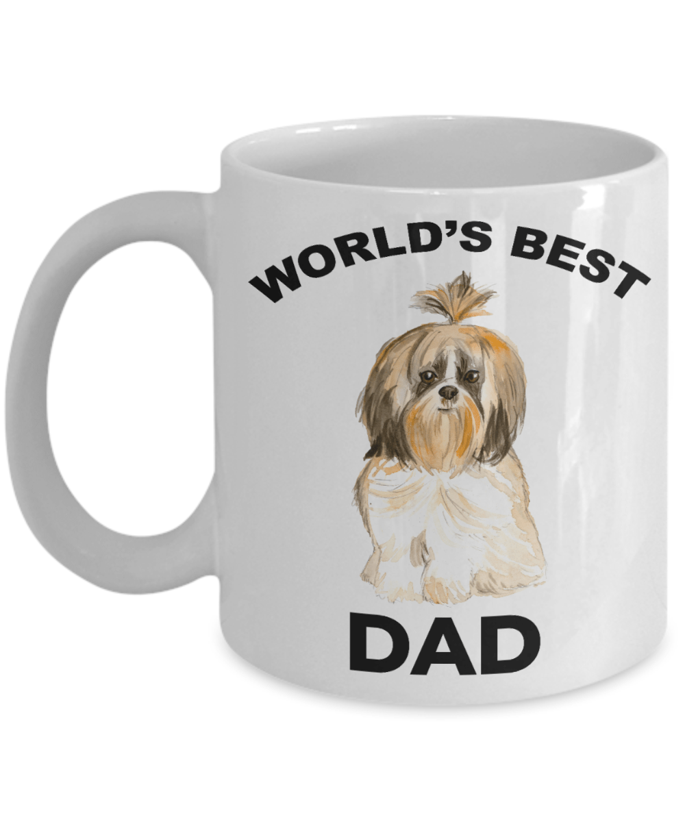Shih Tzu Best Dog Dad Coffee Mug
