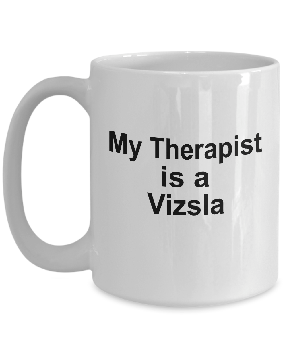 Funny Vizsla Dog Therapist Coffee Mug