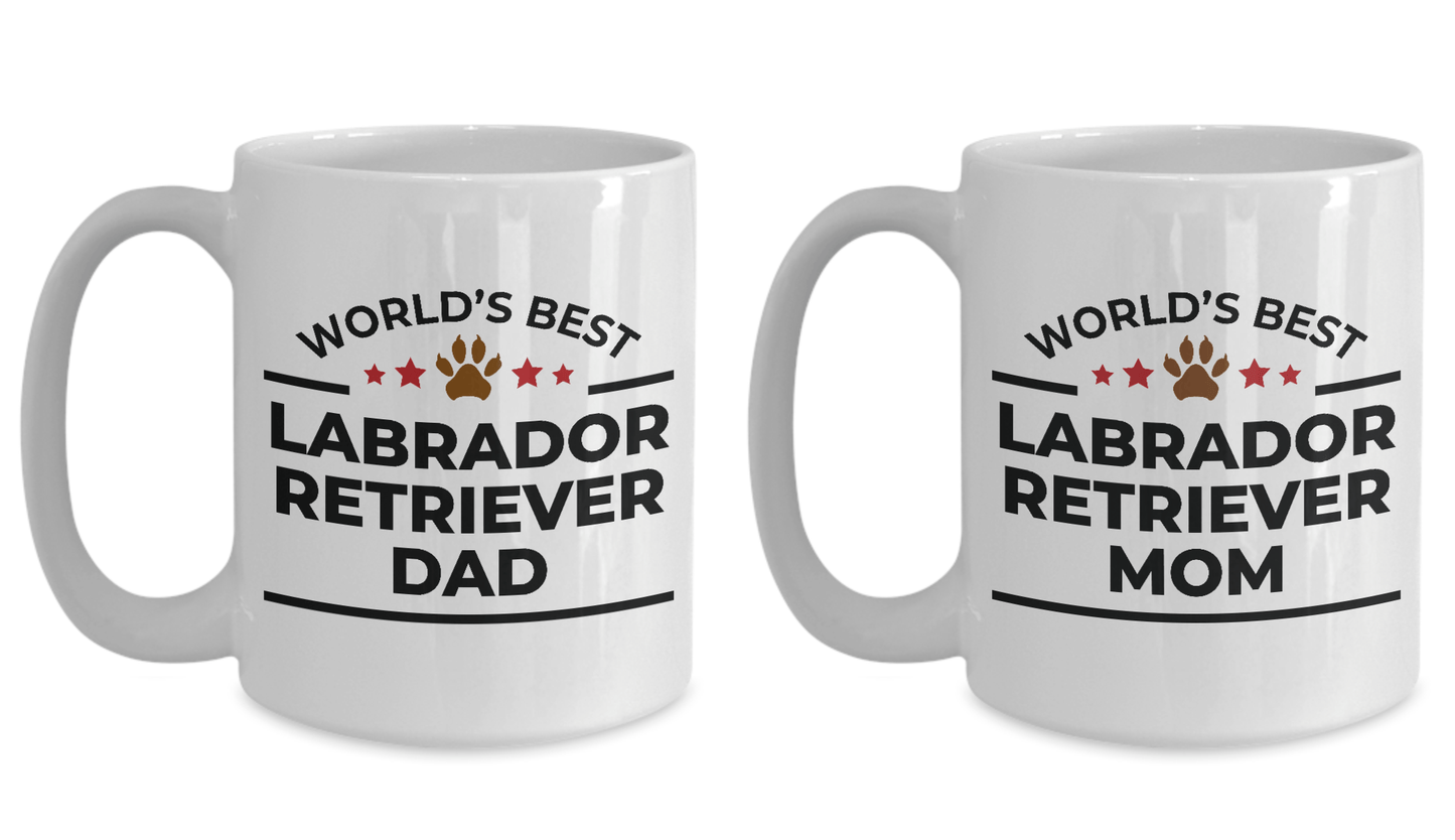 Labrador Retriever Mom and Dad Mugs