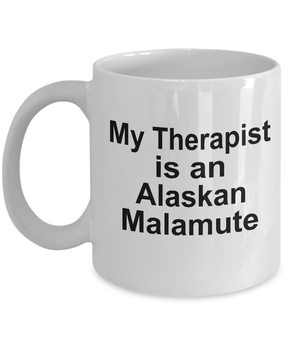 Alaskan Malamute Dog Therapist Coffee Mug