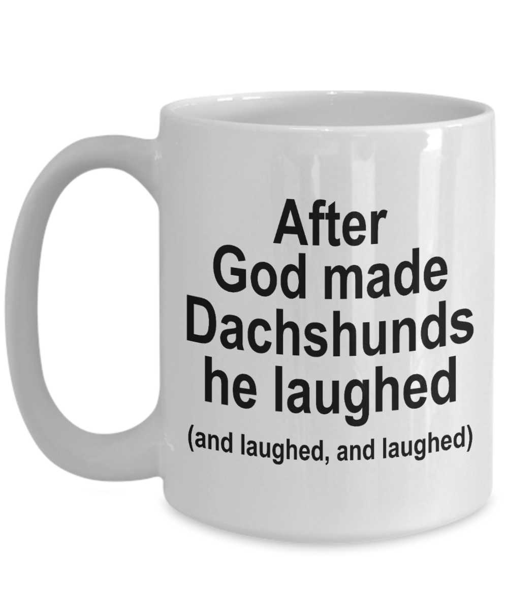 Dachshund Dog Joke Coffee Mug