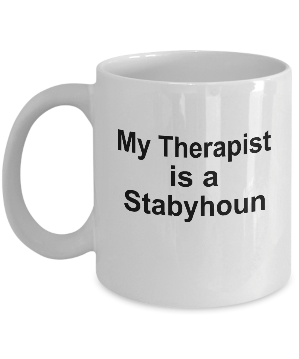 Stabyhoun Dog Owner Lover Funny Gift Therapist White Ceramic Coffee Mug