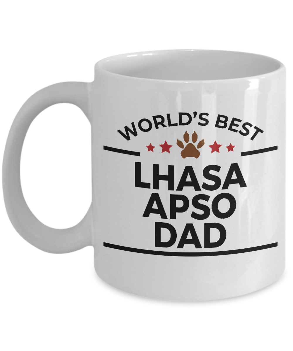 Lhasa Apso Dog Dad Coffee Mug
