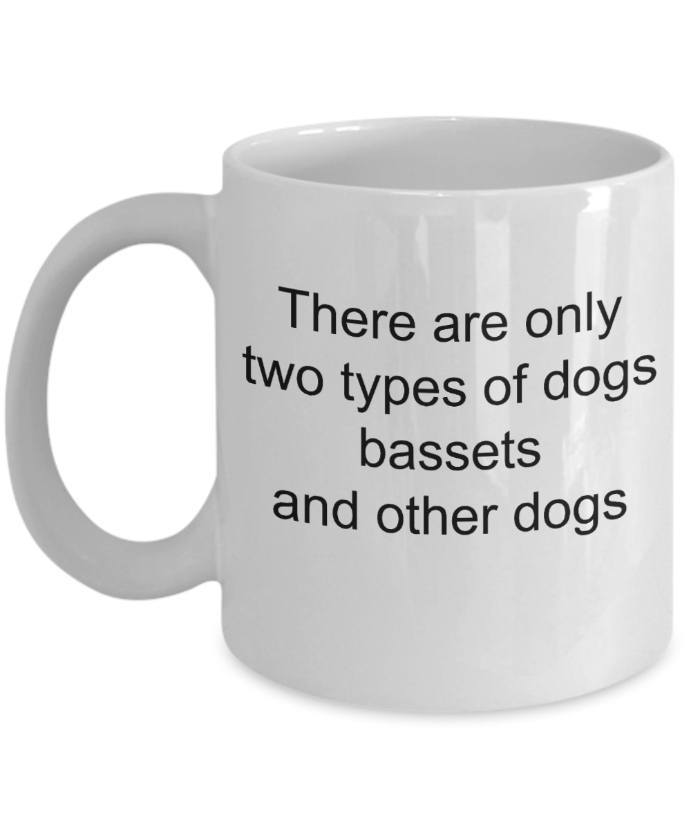 Funny Basset Hound Dog Ceramic Mug