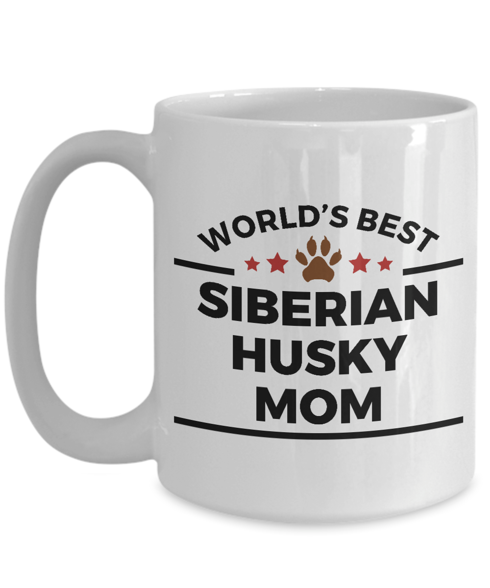 World's Best Siberian Husky Mom Ceramic Mug