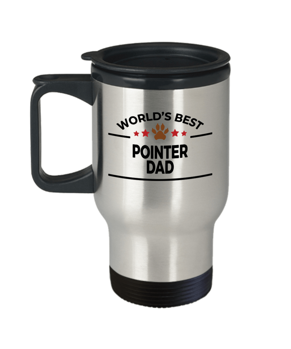 Pointer Dog Dad Travel Coffee Mug