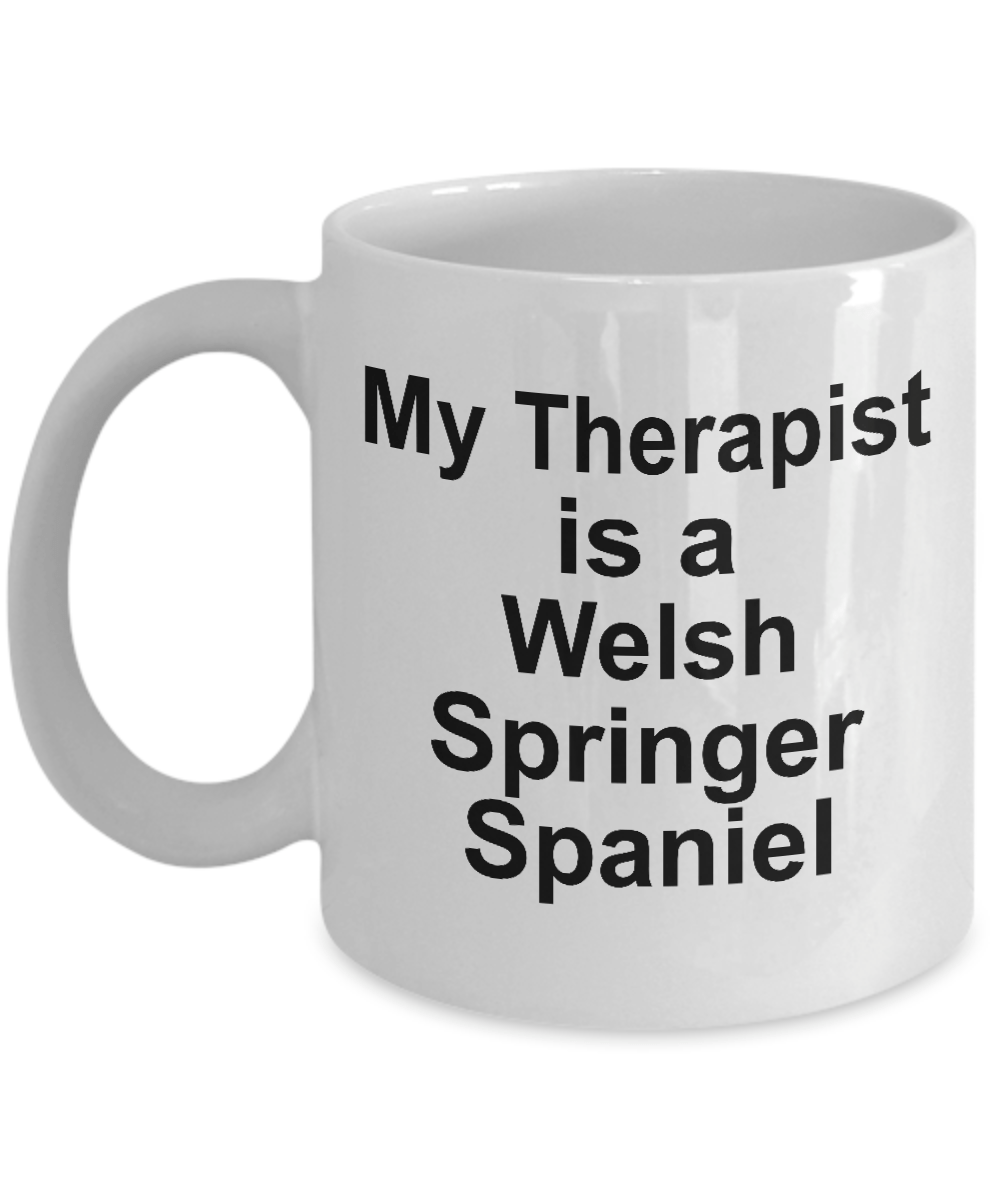 Welsh Springer Spaniel Dog Therapist Coffee Mug