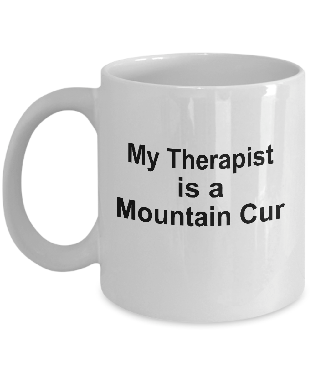 Mountain Cur Dog Therapist Coffee Mug