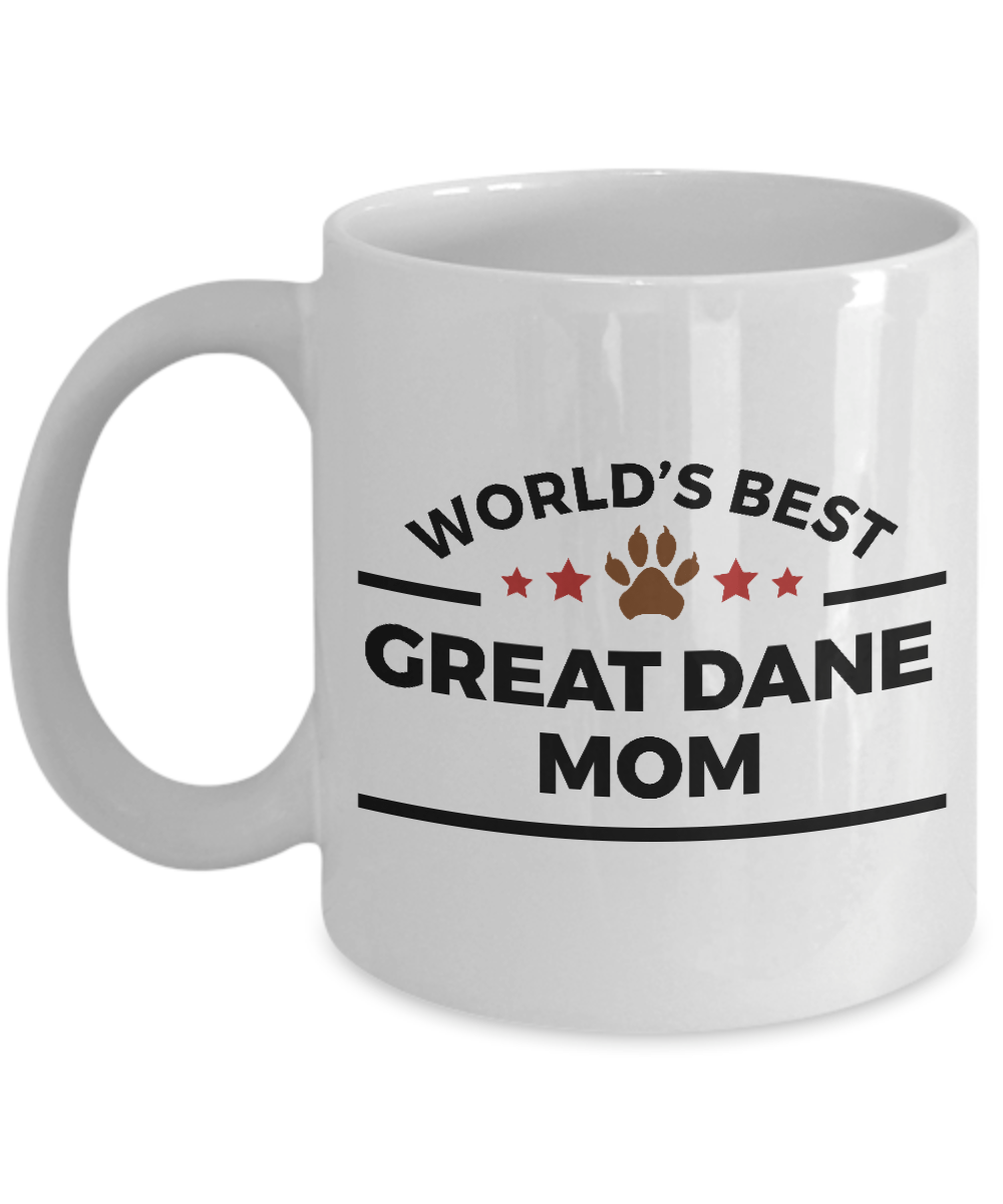 Great Dane Dog Lover Coffee Mug Gift World's Best Mom