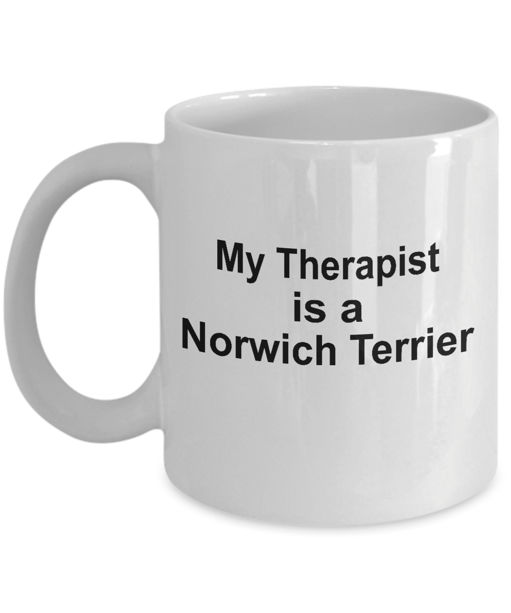 Norwich Terrier Dog Therapist Coffee Mug