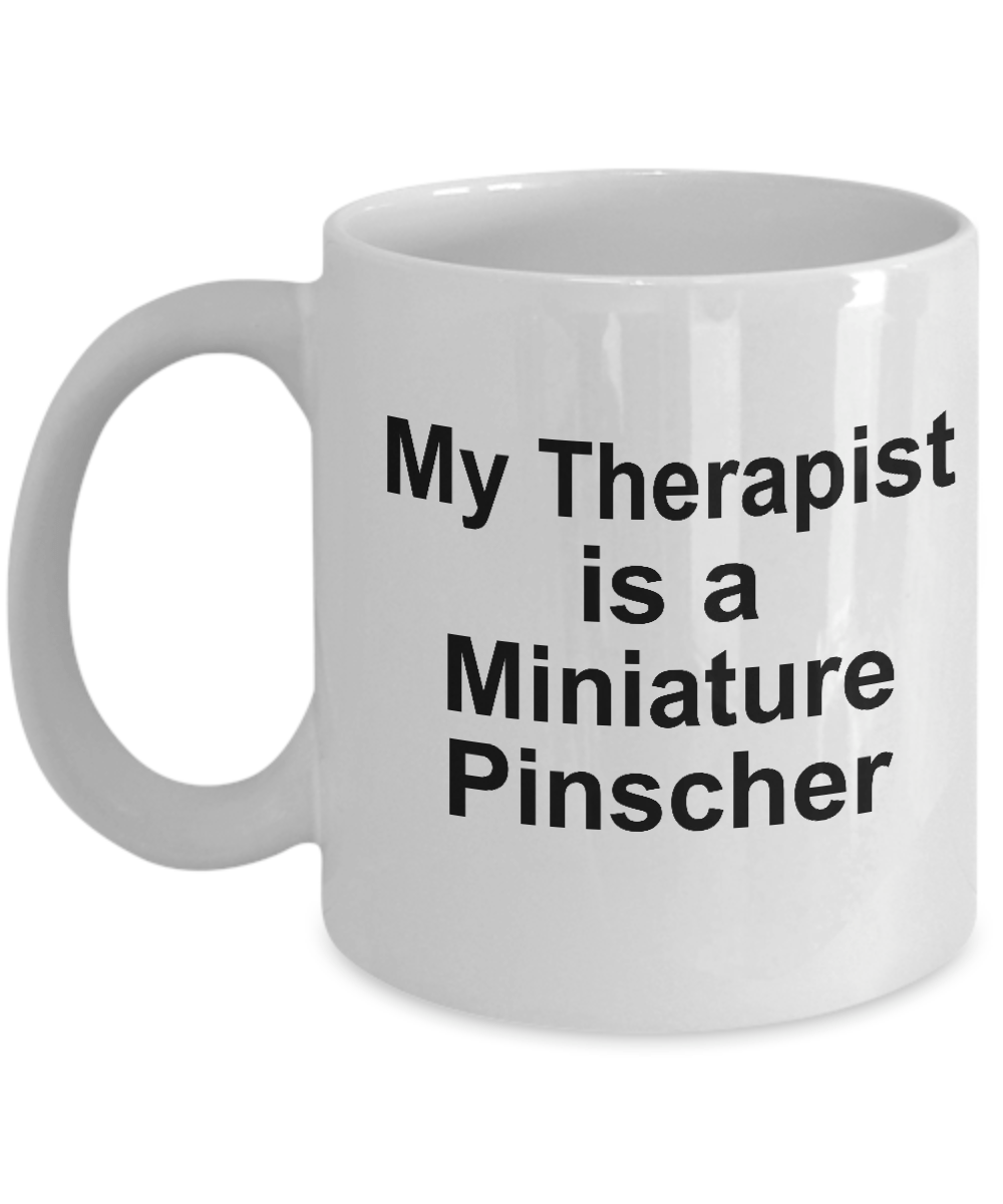 Miniature Pinscher Dog Therapist Coffee Mug