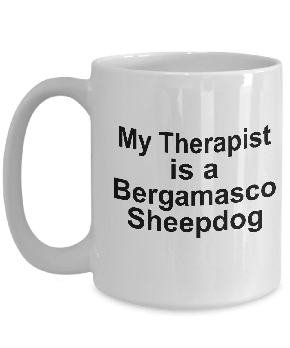 Bergamasco Sheepdog Dog Therapist Coffee Mug