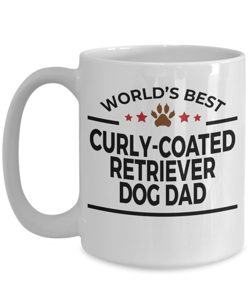 Curly-Coated Retriever Dog Dad Coffee Mug