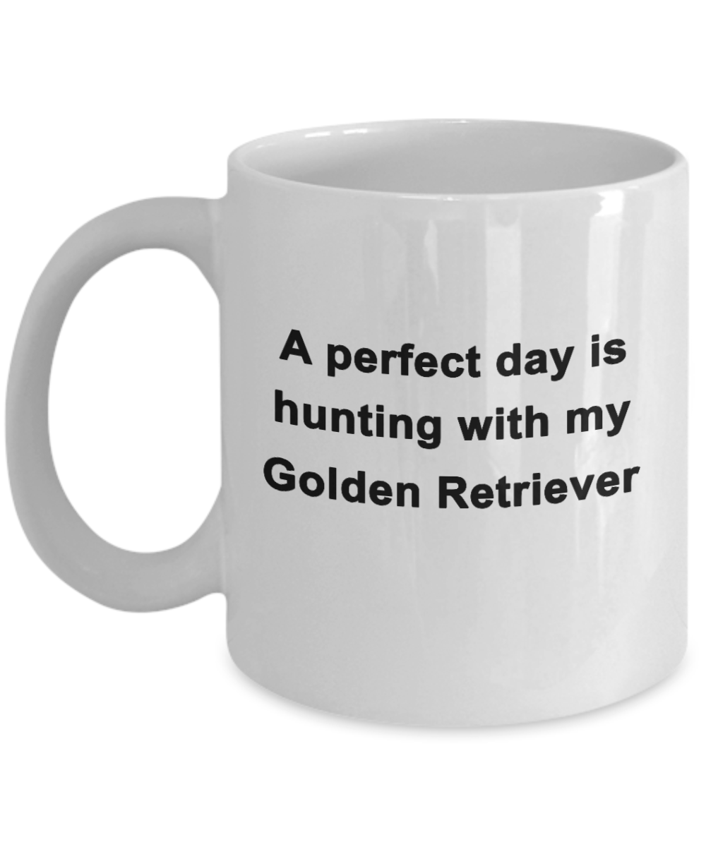 Golden Retriever Hunting Dog Lover Perfect Day Gift White Ceramic Coffee Mug