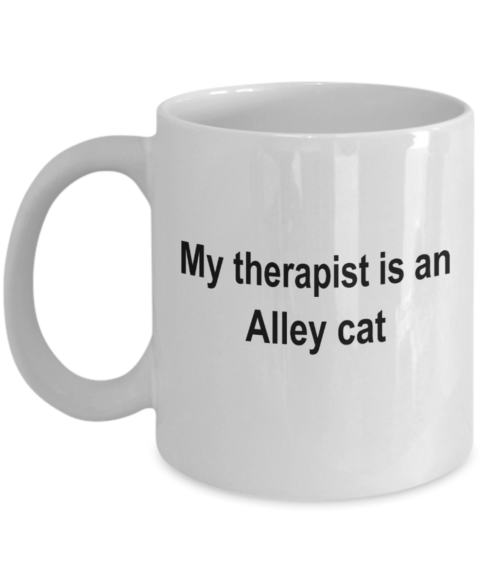 Alley Cat Therapist Coffee Mug