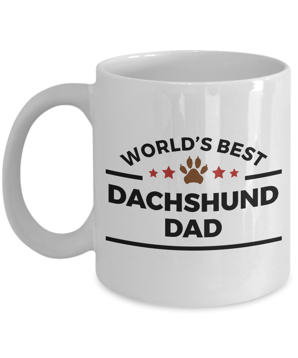 World's Best Dachshund Dad Ceramic Mug