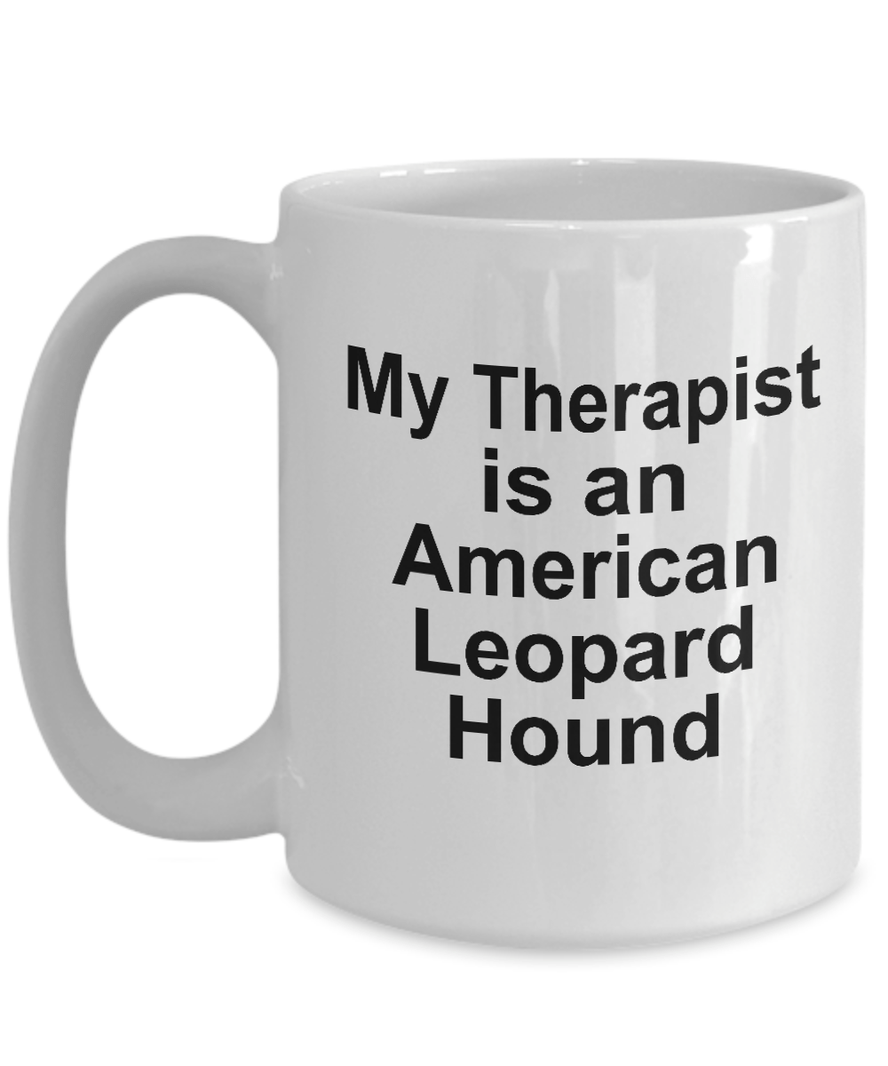 American Leopard Hound Dog Therapist Coffee Mug