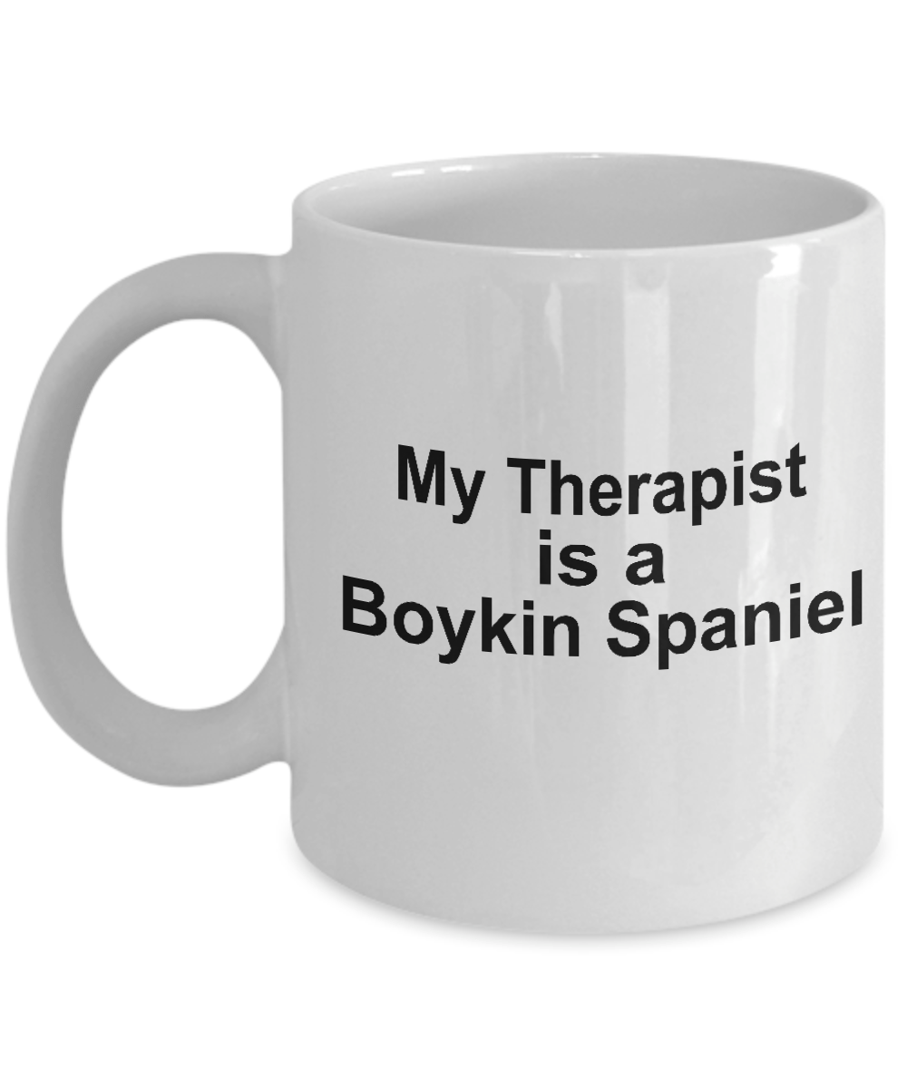 Boykin Spaniel Dog Owner Lover Funny Gift Therapist White Ceramic Coffee Mug