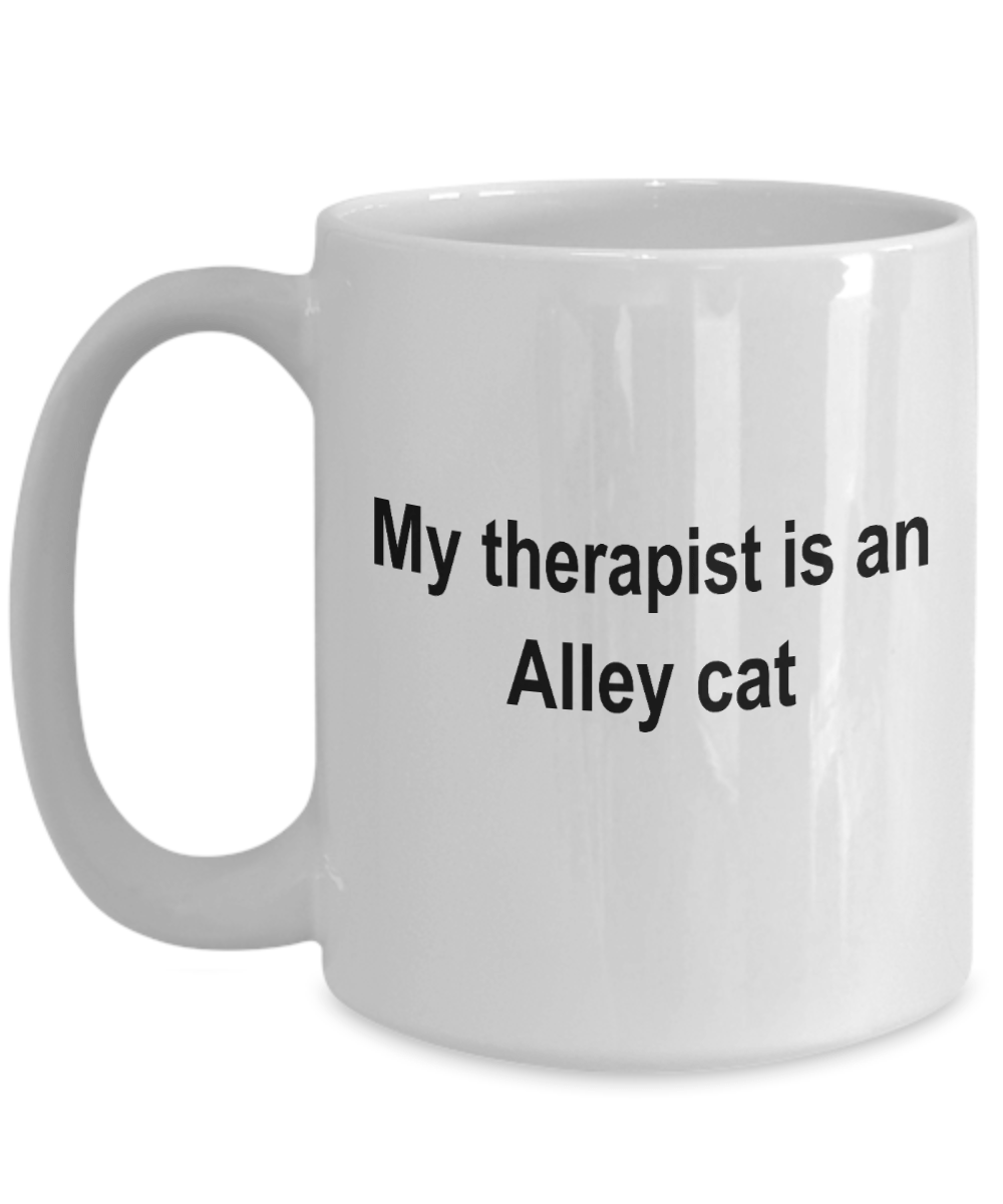 Alley Cat Therapist Coffee Mug