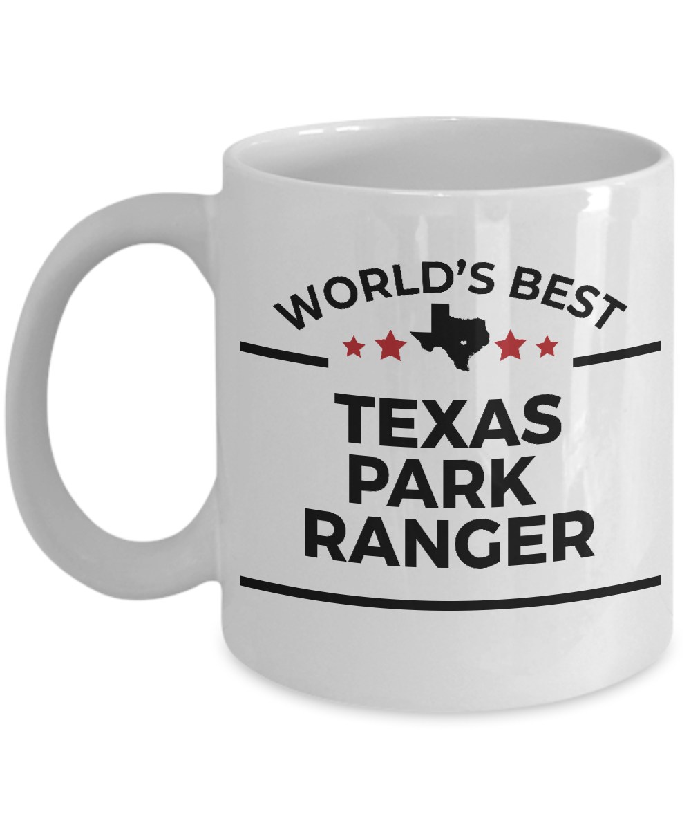 Texas Park Ranger Gift Birthday Father's Day Mother's Day Appreciation White Ceramic Coffee Mug