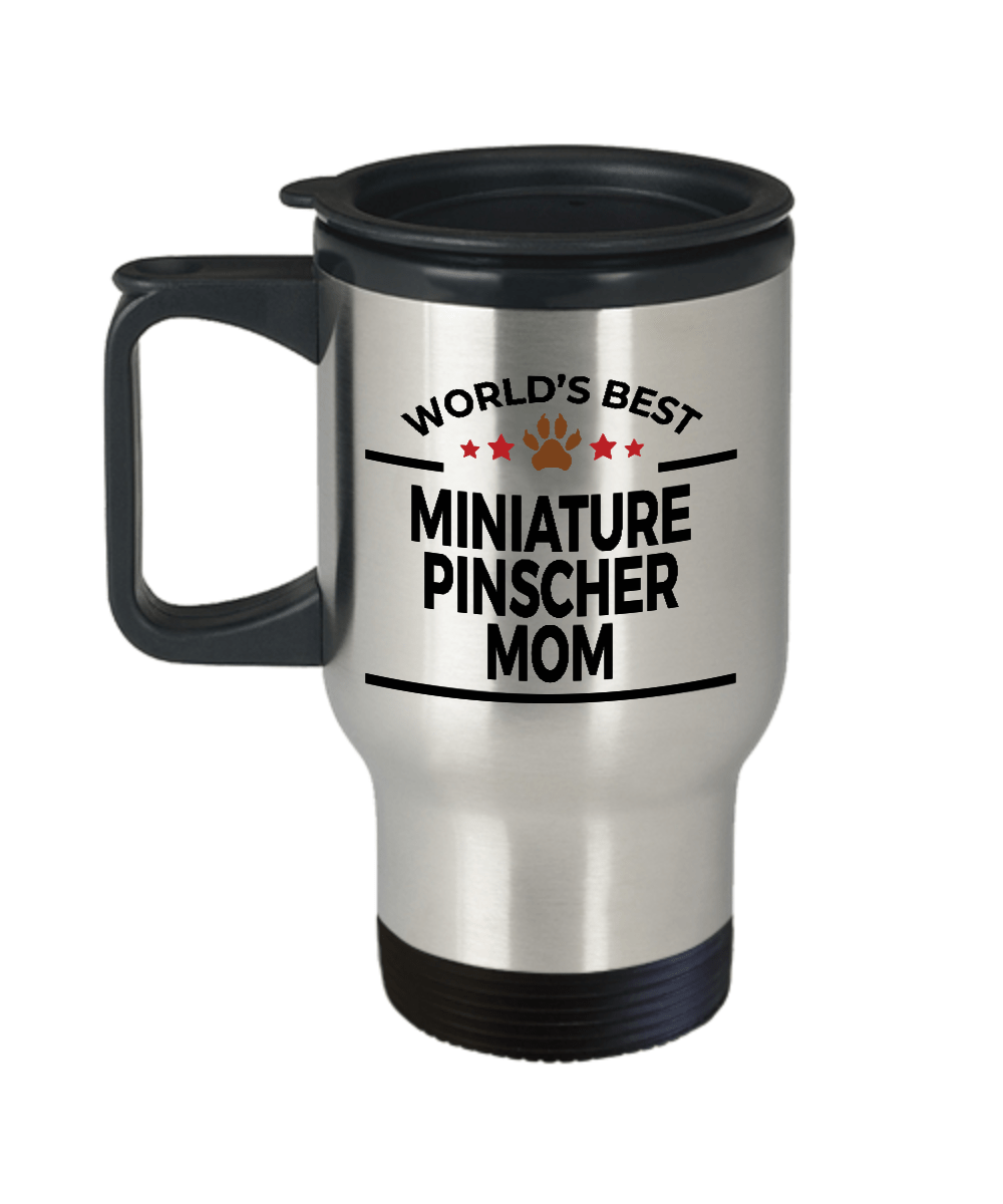 Miniature Pinscher Dog Mom Travel Coffee Mug