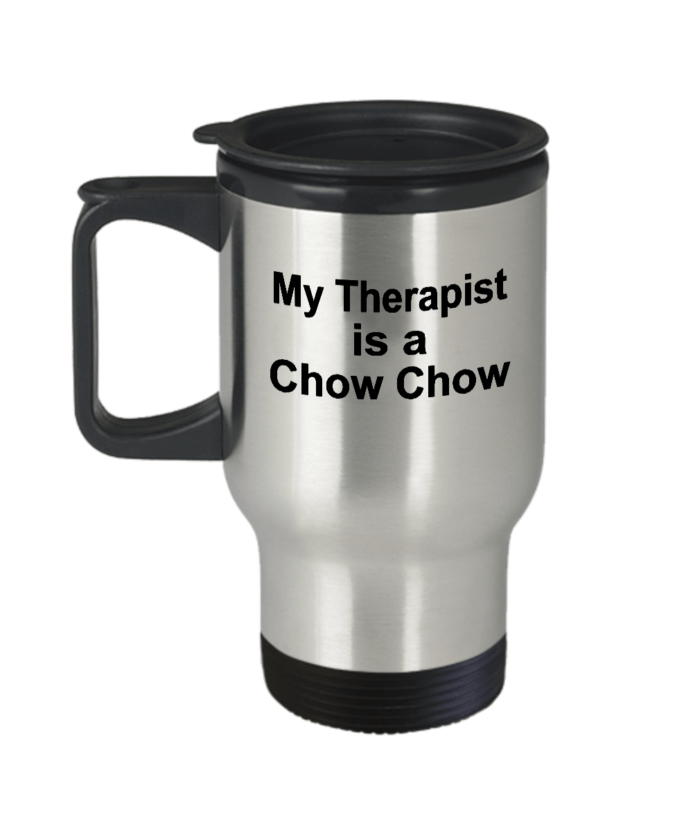 Chow Chow Dog Therapist Travel Coffee Mug