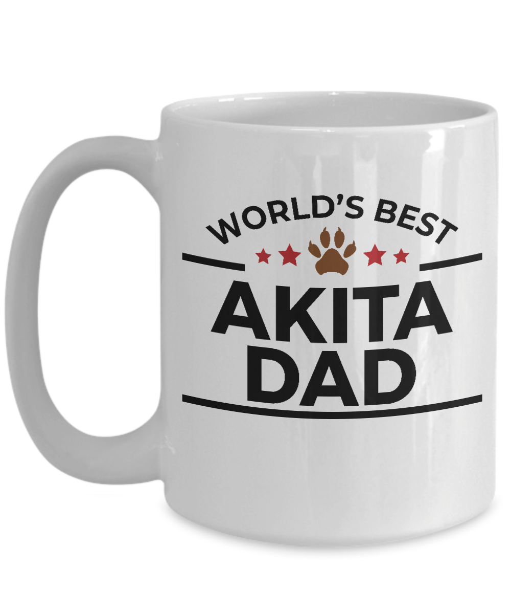 Akita Dog Dad Coffee Mug