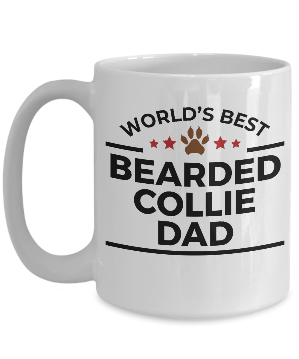 Bearded Collie Dog Dad Coffee Mug
