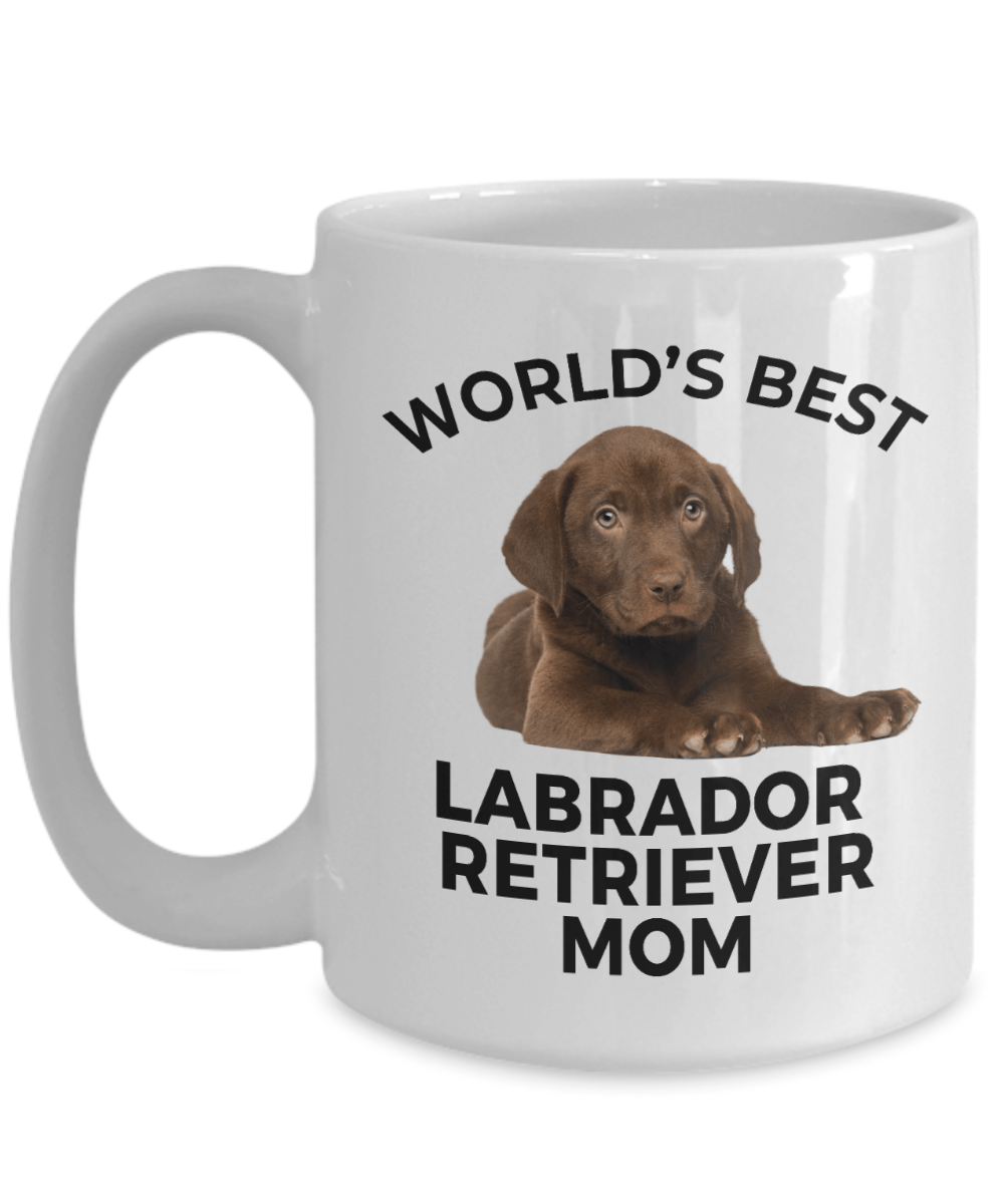 Labrador Retriever Chocolate Puppy Dog Mom Coffee Mug