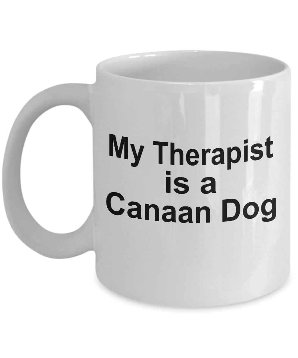 Canaan Dog Owner Lover Funny Gift Therapist White Ceramic Coffee Mug