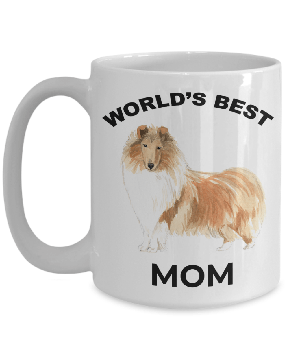 Collie Dog Best Mom Coffee Mug