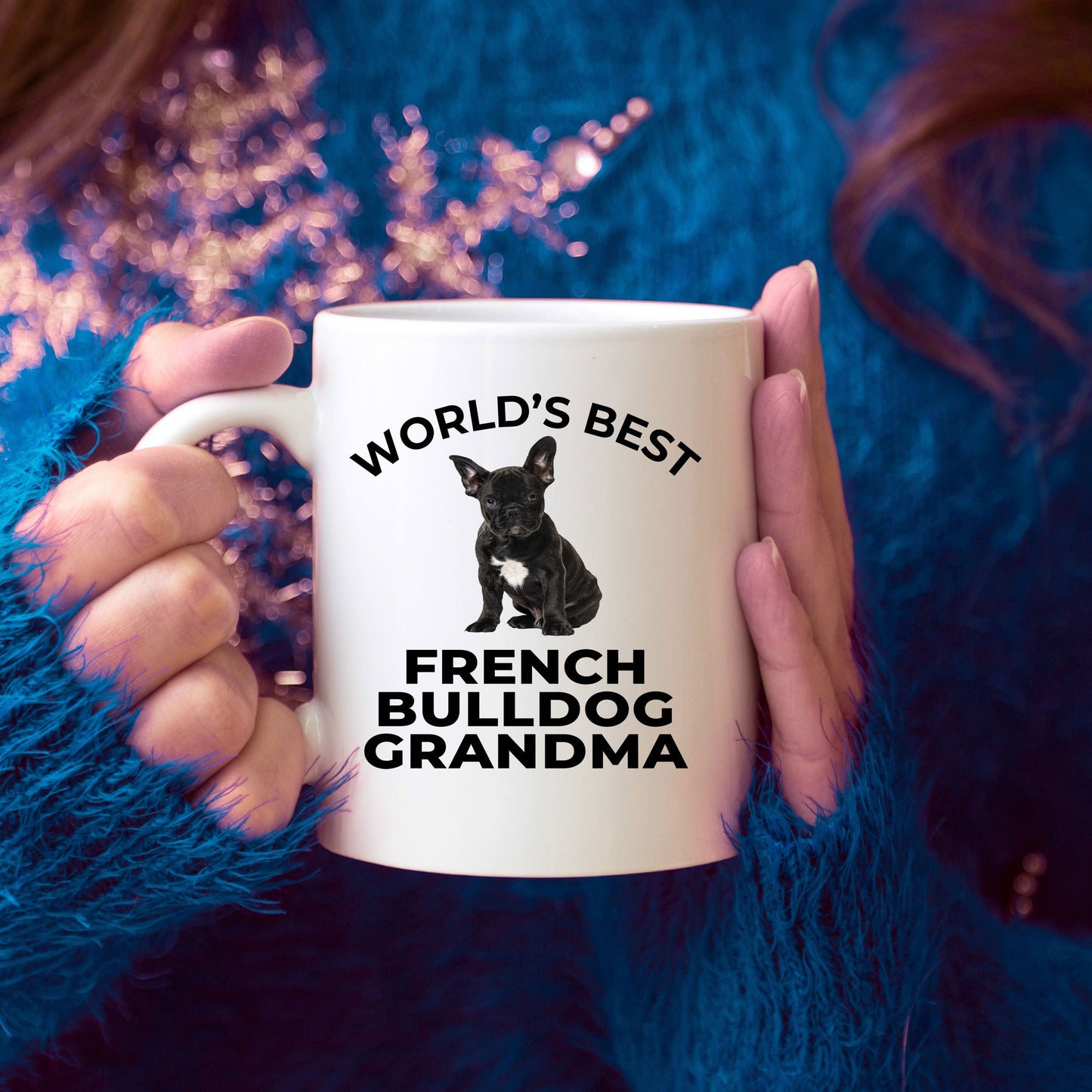 French Bulldog Grandma Puppy Dog Coffee Mug