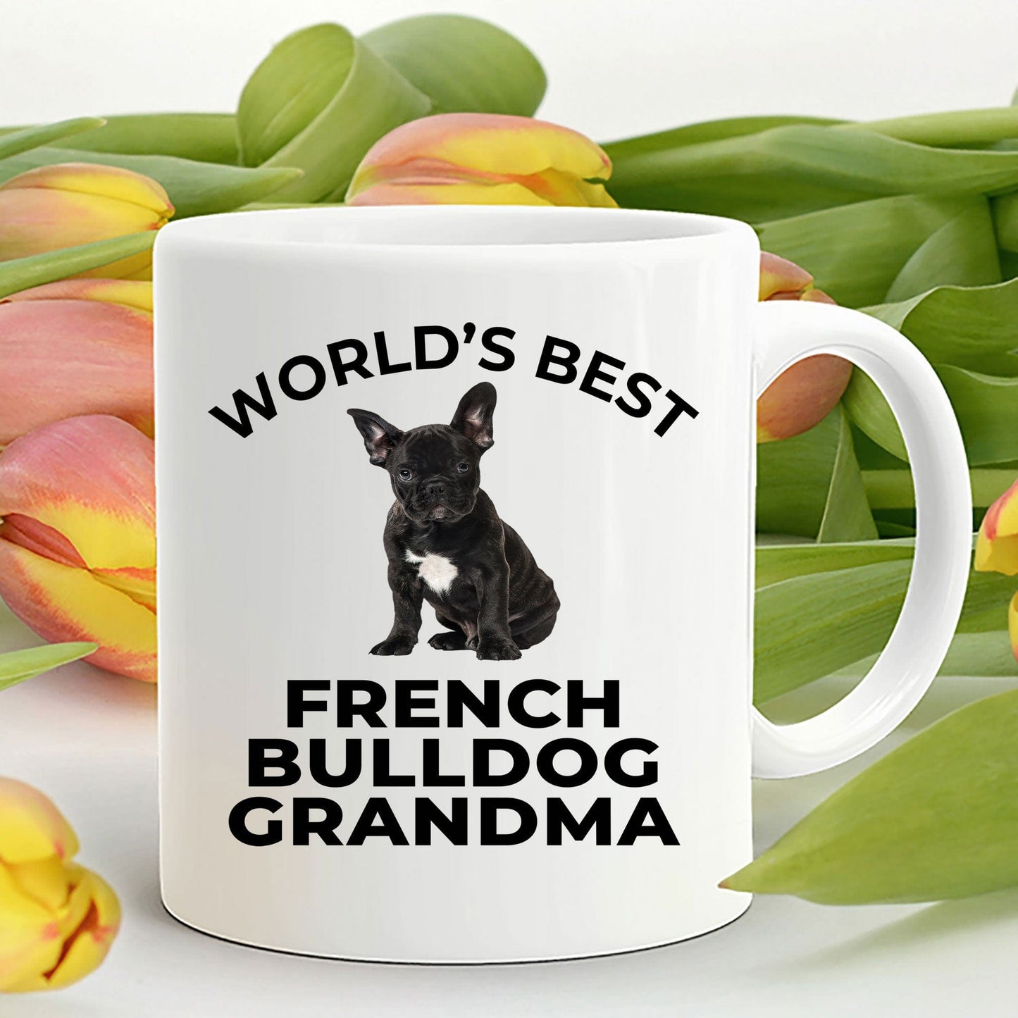 French Bulldog Grandma Puppy Dog Coffee Mug