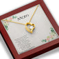 Mother and Daughter Special Bond Heart Pendant Necklace