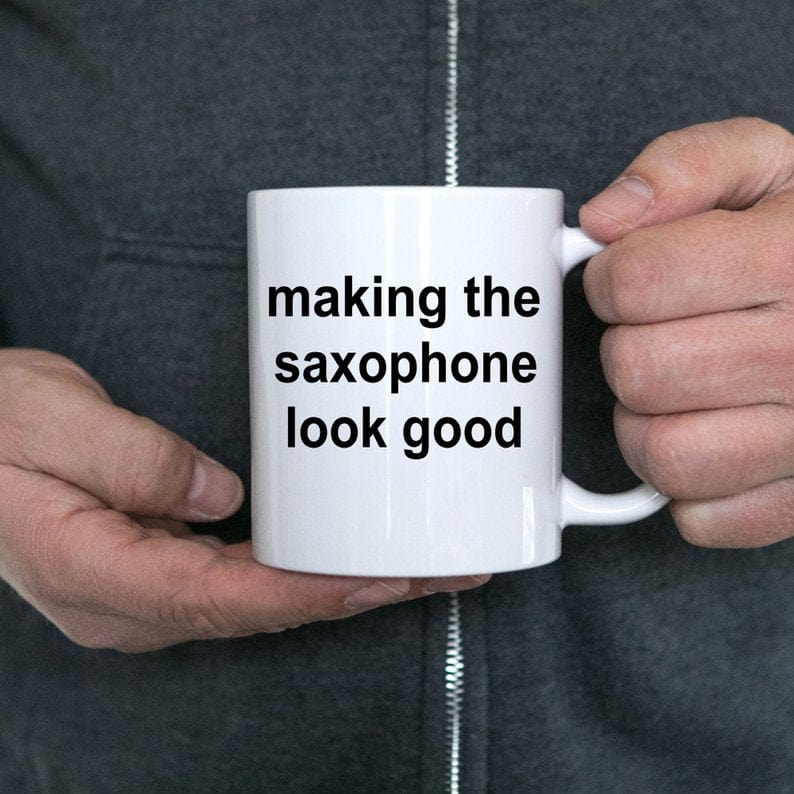 Funny Saxophone Player Mug
