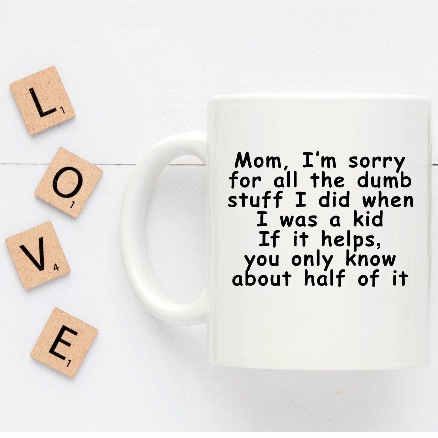 Funny Sorry Mom Coffee Mug