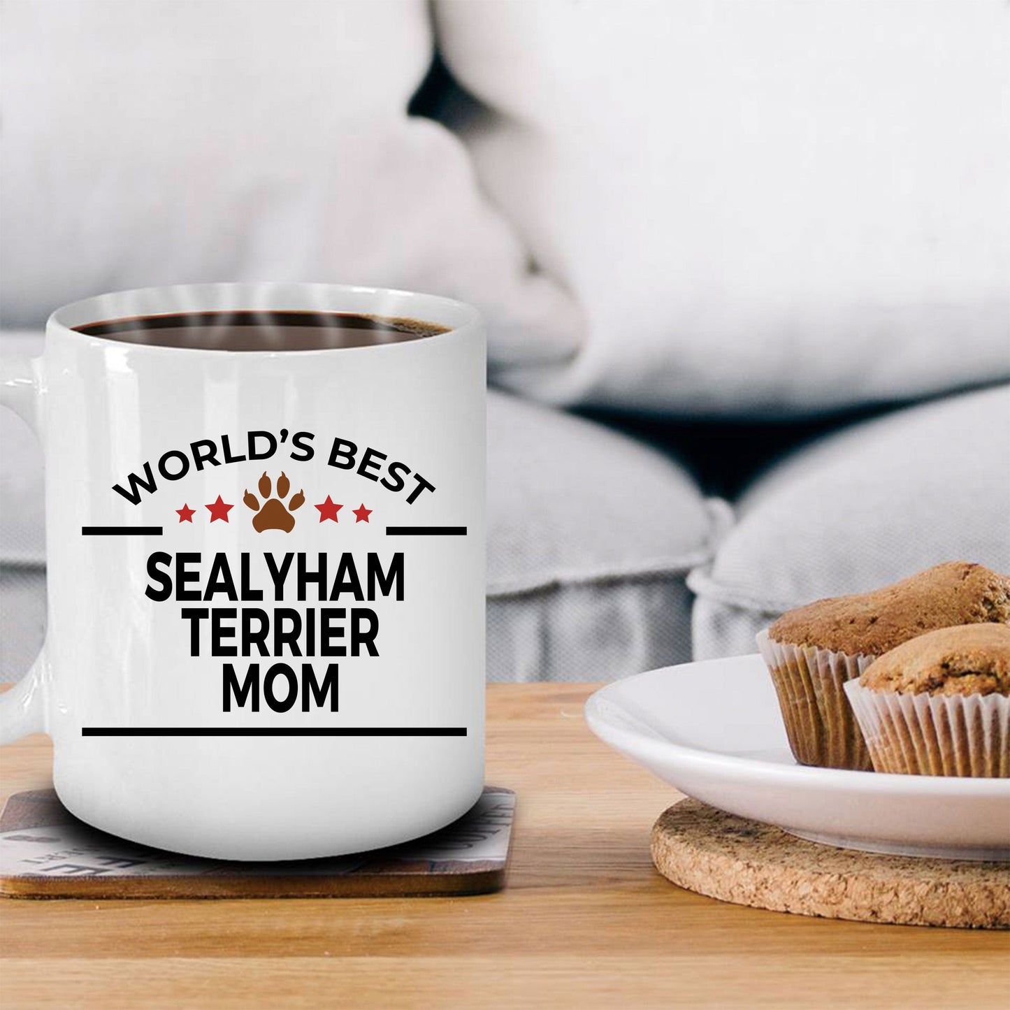 Sealyham Terrier Dog Lover Mom Coffee Mug