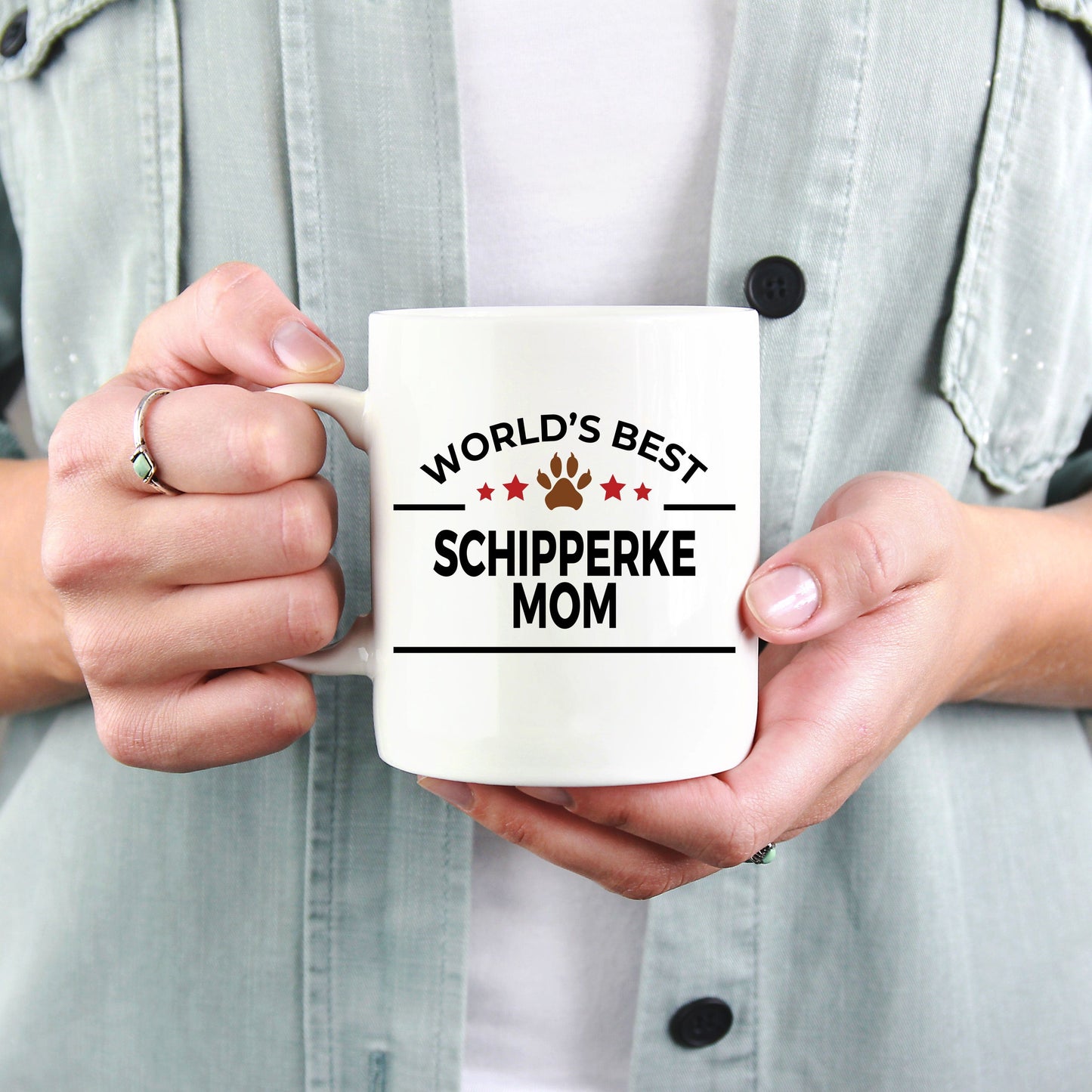 Schipperke Dog Mom Coffee Mug