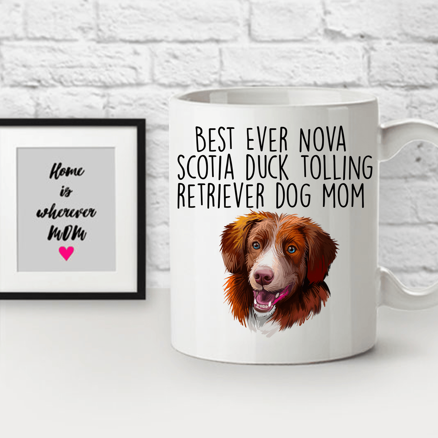 Best Ever Nova Scotia Duck Tolling Retriever Dog Mom Ceramic Coffee Mug